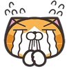 😭 Эмодзи «Orange Cat» для Telegram