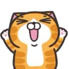 😆 Эмодзи «Orange Cat» для Telegram