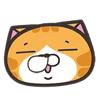 😪 Эмодзи «Orange Cat» для Telegram