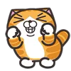 💨 Эмодзи «Orange Cat» для Telegram