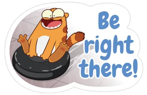 🙂 Стикер «Orange Cat» для Telegram
