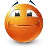 🤩 Эмодзи «Orange Face Emoji» для Telegram