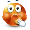 🤩 Эмодзи «Orange Face Emoji» для Telegram