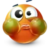 🤩 Эмодзи «Orange Face Emoji» для Telegram