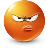 🤩 Эмодзи «Orange Face Emoji» для Telegram