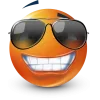 🤩 Эмодзи «Orange Face Emoji» для Telegram
