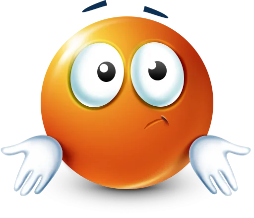 🤩 Стикер «Orange Face Emoji» для Telegram