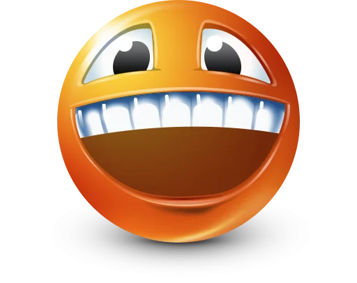 Стикерпак Orange Face Emoji для Telegram — скачать