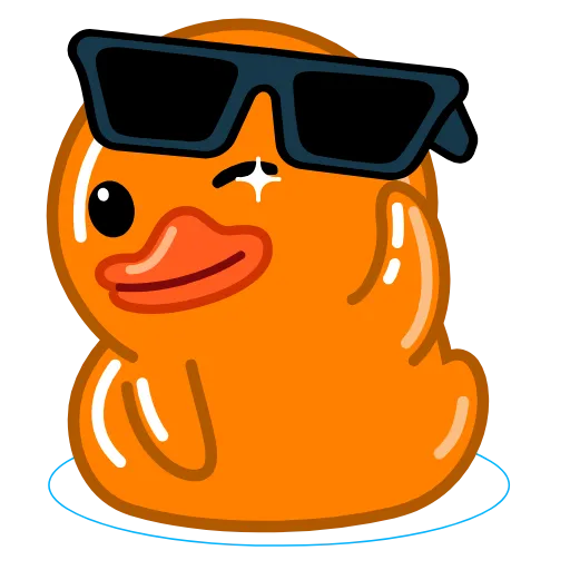 😎 Эмодзи «Orange Utya» для Telegram
