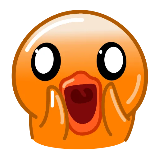 😱 Эмодзи «Orange Utya» для Telegram