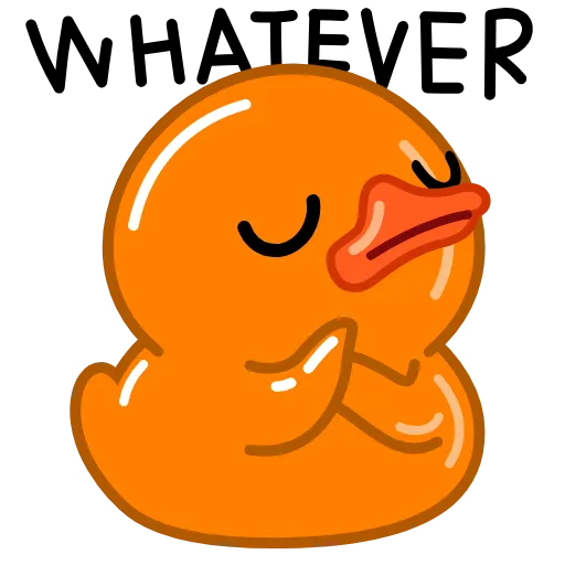 😒 Эмодзи «Orange Utya» для Telegram