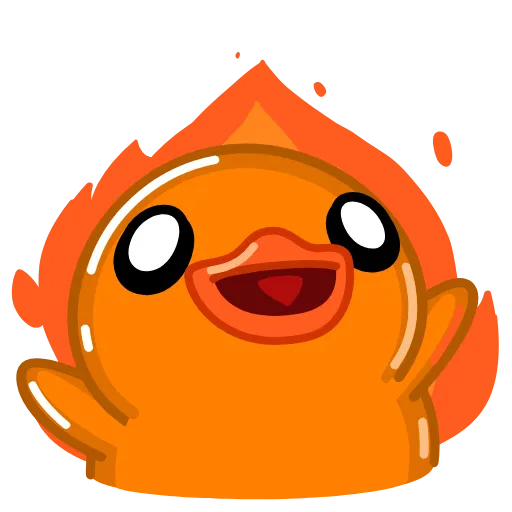 🔥 Эмодзи «Orange Utya» для Telegram
