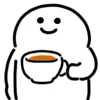 ☕️ Эмодзи «Ordinary Human - человечки (парные)» для Telegram