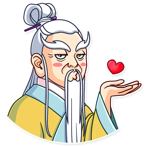 😘 Стикер «Oriental Wisdom» для Telegram