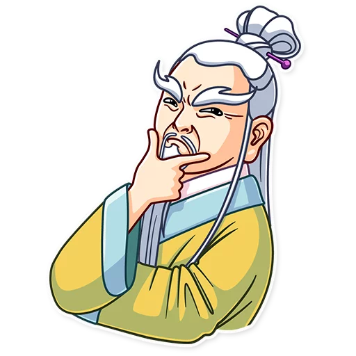 🤔 Стикер «Oriental Wisdom» для Telegram
