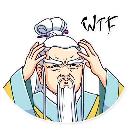 😦 Стикер «Oriental Wisdom» для Telegram