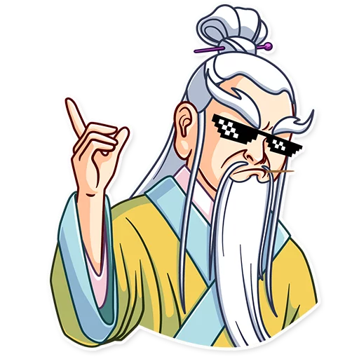 ☝ Стикер «Oriental Wisdom» для Telegram