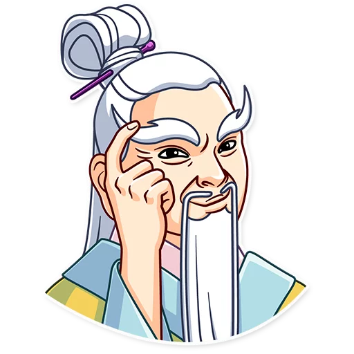 👆 Стикер «Oriental Wisdom» для Telegram
