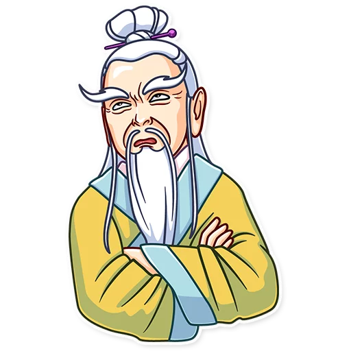 🙄 Стикер «Oriental Wisdom» для Telegram