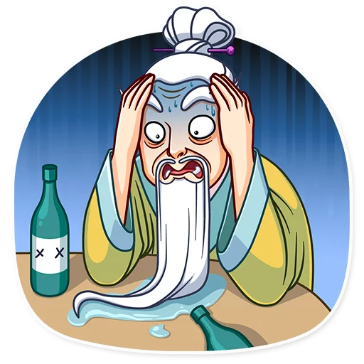 😨 Стикер «Oriental Wisdom» для Telegram