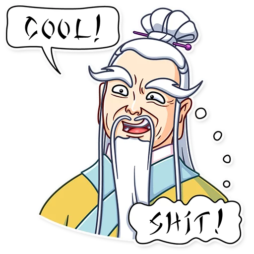 👎 Стикер «Oriental Wisdom» для Telegram