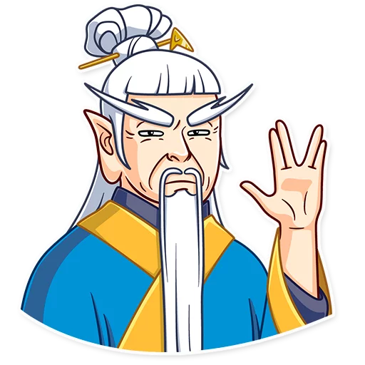 🖖 Стикер «Oriental Wisdom» для Telegram