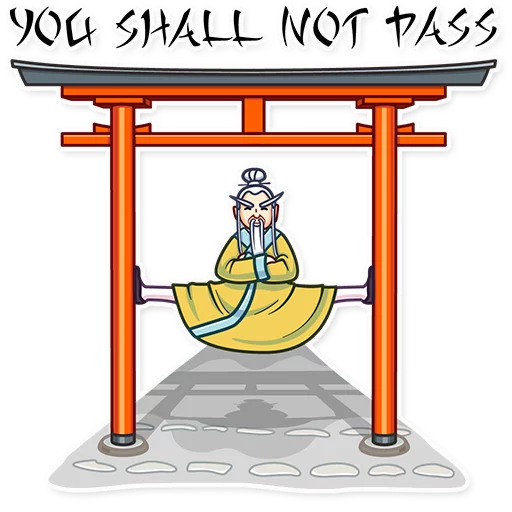 🙅 Стикер «Oriental Wisdom» для Telegram
