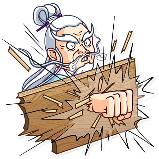 😡 Стикер «Oriental Wisdom» для Telegram