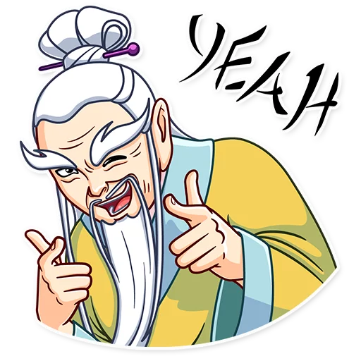 🙆 Стикер «Oriental Wisdom» для Telegram