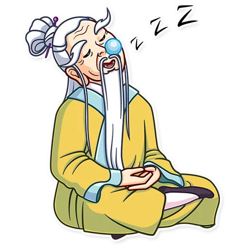 😴 Стикер «Oriental Wisdom» для Telegram