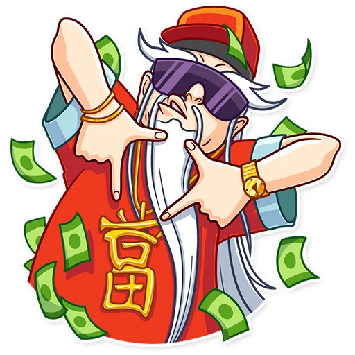 🤑 Стикер «Oriental Wisdom» для Telegram