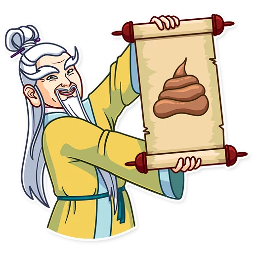 💩 Стикер «Oriental Wisdom» для Telegram