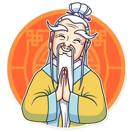 🙏 Стикер «Oriental Wisdom» для Telegram