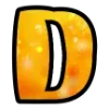 🧡 Эмодзи «Осенний шрифт» для Telegram