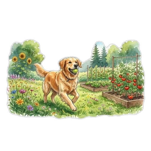 🐶 Стикер «Отдых» для Telegram
