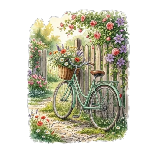 🚲 Стикер «Отдых» для Telegram