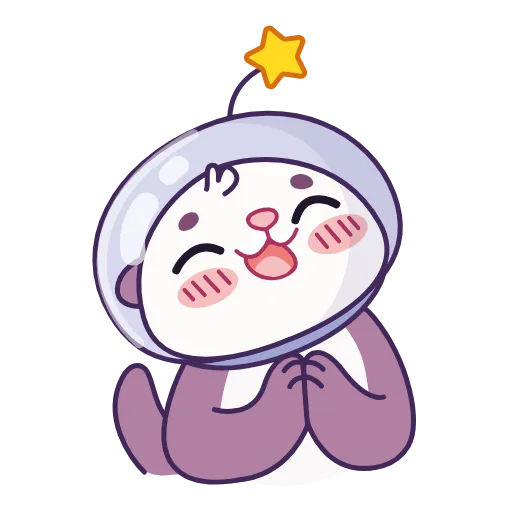 Эмодзи Otter Space для Telegram — скачать