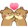 😊 Эмодзи «Набор эмоджи с милой выдрочкой Отти» для Telegram