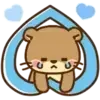 😊 Эмодзи «Набор эмоджи с милой выдрочкой Отти» для Telegram