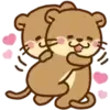 😊 Эмодзи «Набор эмоджи с милой выдрочкой Отти» для Telegram