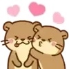 😊 Эмодзи «Набор эмоджи с милой выдрочкой Отти» для Telegram