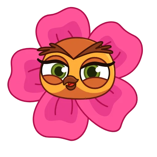 🌺 Эмодзи «Совушка» для Telegram