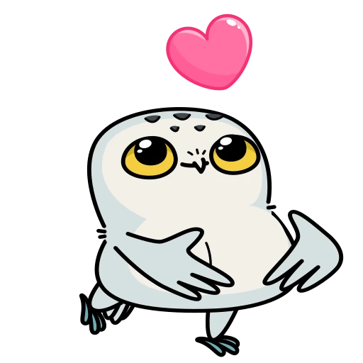 🤩 Стикер «Сова Макс» для Telegram