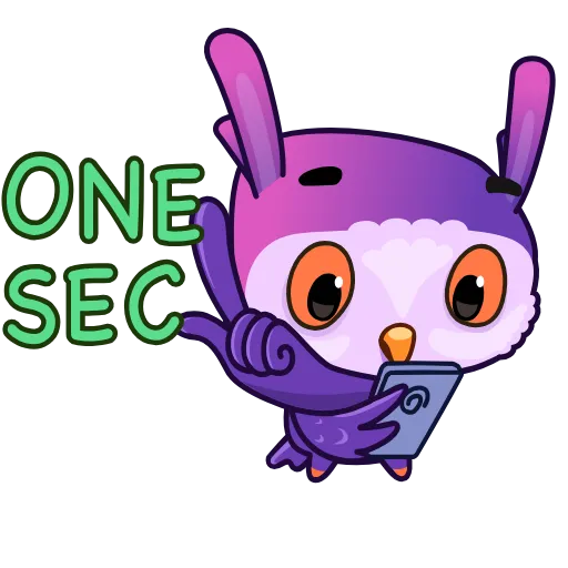 ☝️ Стикер «Owled Didi» для Telegram