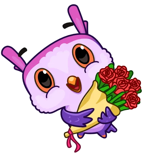 💐 Стикер «Owled Didi» для Telegram