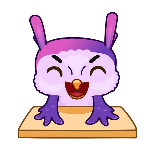 Стикерпак Owled Didi для Telegram — скачать