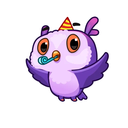 🥳 Стикер «Owled Didi» для Telegram