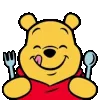 🍽 Эмодзи «Winnie Pooh Anim» для Telegram