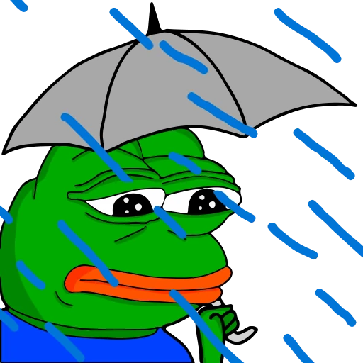 🌧 Стикер «pepes» для Telegram