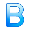 🔵 Эмодзи «Синие буквы и иконки» для Telegram